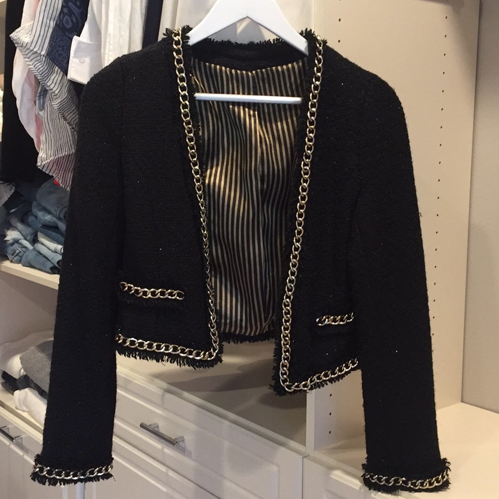 Chic black blazer sz xs